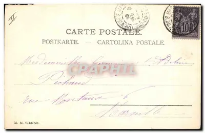 Dançarinos e cortesãs — cena de cabaré — editor não identificado — Verso
