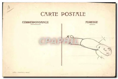 Criança segurando um pote — propaganda para Sirop Laxativo Gobey — desenho de George Gobey — Verso