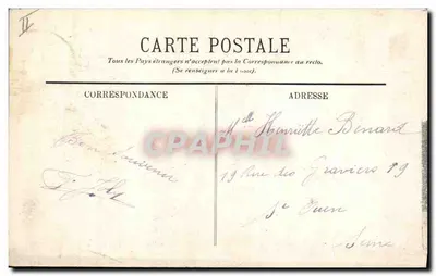 Angoulême — O Palácio de Justiça — Livraria Barraud — Verso