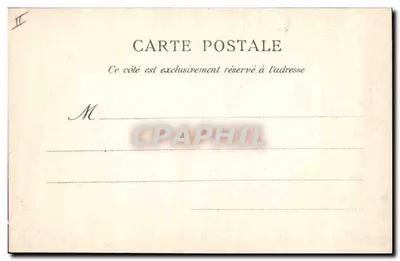Alençon — A Place d'Armes, o Palácio de Justiça e o antigo Castelo — A C.P.A. Paris, n°11 — Verso