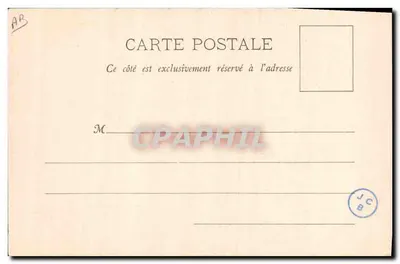 De Admiraal Tréhouart — Kruiser van de Franse Marine — Fototipia A. Berpont et Cie, Nazez — Achterkant