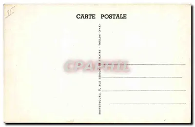 Bretanha — Navio de Escada de 25.000 toneladas — Editor Bouvet-Sourd, Toulon — Verso
