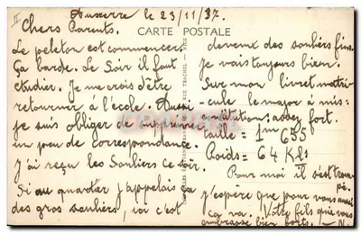 Auxerre — A Prefeitura — LL — Verso