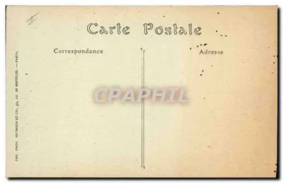 AUXERRE — De Prefectuur — Toulot, Uitgever, Auxerre — Achterkant