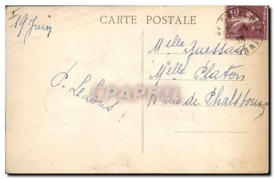 Auxerre — Prefektura — Wyd. C. Dumoulin — Rewers