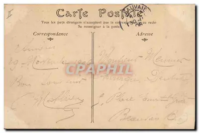 Amiens — La Prefettura — editore sconosciuto, n° 10 — Verso