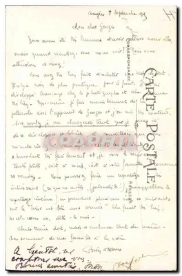 Angers — Arcadas da Prefeitura, datando da época romana — Coleção A. Brueil, n°35 — Verso