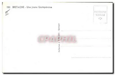 Quimpéroise — Bretagne — J. VÉRITABLE — Rewers