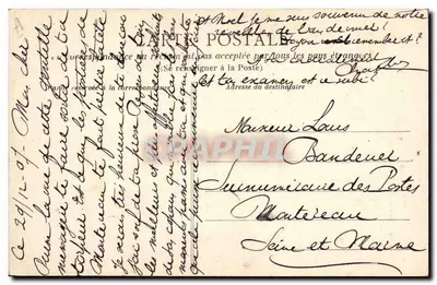 Costume del Morbihan — Sainte-Anne-d'Auray — editore non visibile — Verso