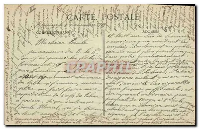 Bruay — Os Grandes Escritórios da Companhia das Minas de Bruay — Viso, Paris N° 17 — Verso