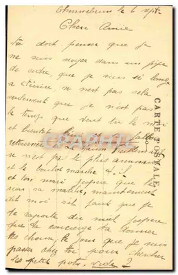 Verneuil — Zarys szarej wieży (XI wiek) — Wyd. Cochet, Huet & Bonnand, n° 10 — Rewers