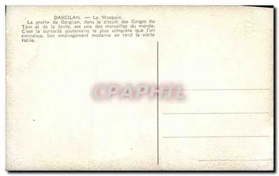 Gruta de Dargilan — A Mesquita — Dargilan — Verso