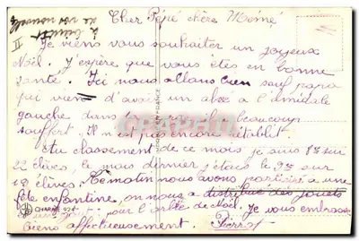 Pai Natal com crianças — cena de Natal — editor CHARAË 924 — Verso