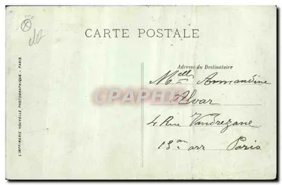Amiens — A Corte de Apelação — LL. — A Imprensa Fotográfica Nova, Paris — Verso