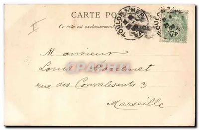« Bouvet », pancernik z wieżami — N° 517 — Fernand Dalliné — Rewers