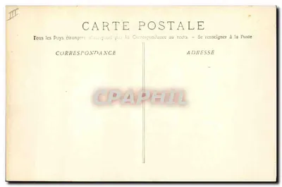 O "Baliste", Destroyer de Escadra — A. Bougault, n° 455 — Verso