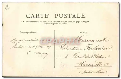 ROCHEFORT-sur-MER — Arsenal — "Le Bugeaud" Cruiser — Verso