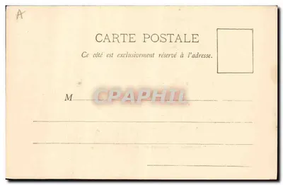 Bouvines — Croiseur de la Garde-Côtes — éditeur A. Bougault, Toulon-sur-Mer — Verso
