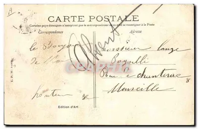 Marinha "Bouvet", encouraçado de 1º escalão — Pl. d'Armes, Toulon — n°85 — Verso