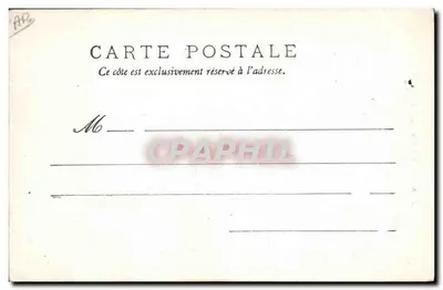 El "BOUVET" Acorazado de torres — 517 — A. Bougault, editor, Toulon-sur-Mer — Reverso