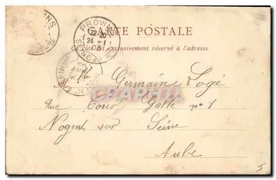 Angers — De Prefectuur, Romeinse boogvormen ontdekt in 1836 — ND Pbot — Achterkant