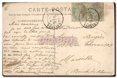 Apt - La Sous Préfecture & l'Hôtel de Ville — éditeur A. Suau, libraire, Apt (44) — Verso