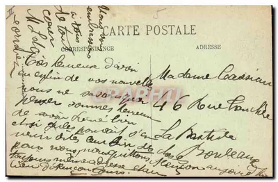Alençon — La Préfecture — Édition A. Prou — Rewers