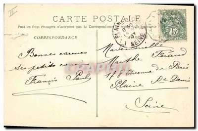 Brignoles - Subprefeitura, Antigo Castelo de São Luís, Século XIII — Fototipia E. Lacour, Marselha — Verso