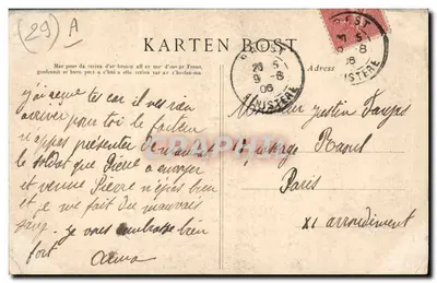 Roken in Plomodiern - Méner Homl — Collectie Vizuaño, Quimper, nr. 1043 — Achterkant