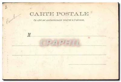 Jeune fille de l'Île de Sein — portrait en costume local — R. Boelle, phot.-édit., Brest — Verso