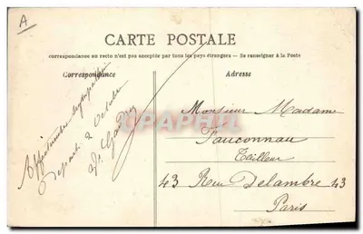Donna in abito bretone — Serie 1169 — Collezione A. Wann, St-Brene — Verso
