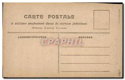Soldado em uniforme de honra — 1904 — Coleção do Jornal 'Mes-Cartes-Postales' — Verso