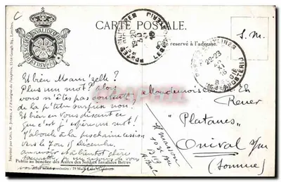 Exército Belga — Lancier — Por M. Wagemans — Verso