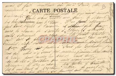 Tarjeta postal antigua Minera Minas en el País Negro Veine medio — Reverso