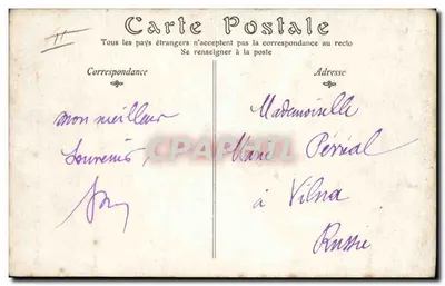 O Fogo na Mineração — Salão de 1907, por M. Thomasin — Verso