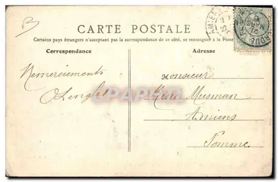 Billy-Montigny (P.-de-C.) — Fosse n° 10 — Mines de Courrières — éditeur B. F., PARIS — Verso