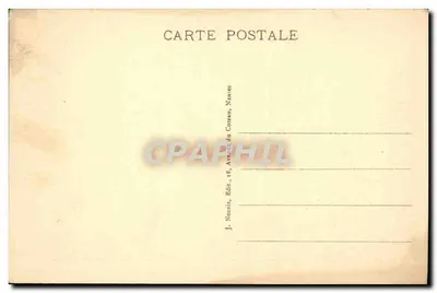 NANTES - Las zanjas y las tres torres del Castillo de la Duquesa-Anne — J. Nozais, Editor, 18, Avenue du Coteau, Nantes — Reverso