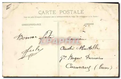 Corrèze — Pałac Sądowy — Phototype Moyriguac et Puydebois, Brive — Rewers