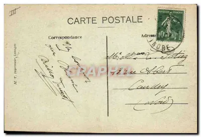 Le Blanc — Pałac Sądownictwa — Indre — 161 — Rewers