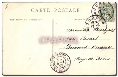 Bourges — Hotel Jacques-Cœur - Palácio de Justiça — B.F. Paris — Verso