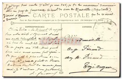 Bouvet - Navio de torres — Marinha Militar Francesa — Marius Bar — Toulon. — Verso