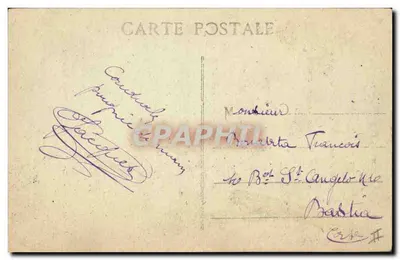 Torpedero Courbet — Guerra Naval 1914-1917 — Editor Grimaud, Marsella — Reverso