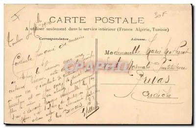 Brennus — Buque de guerra francés en pruebas — Colección A. Couturier — Reverso