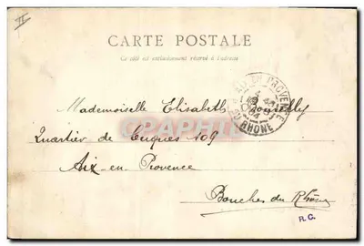 Besançon - A Prefeitura — lembrança de um amigo — editor não visível — Verso