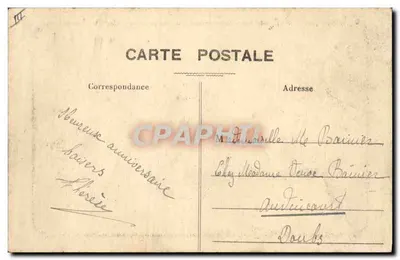 Bar-le-Duc — La Préfecture et le Maréchal Oudinot — E. C. — Rewers