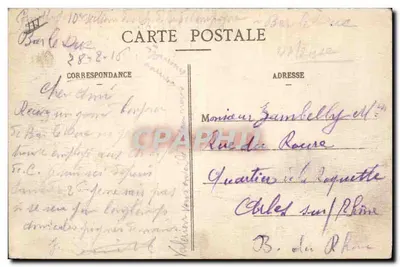 Bar-le-Duc - Prefeitura e Palácio de Justiça - E. C. — Verso