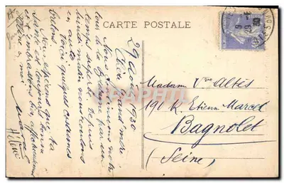 Uma família de PLOUGASTEL-DAOULAS — Callohatas Villard, n°1087 — Verso
