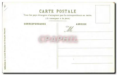 Dragão (Vedette) — soldado a cavalo com bandeira tricolor — A. Palm de Rosa, n°40 — Verso