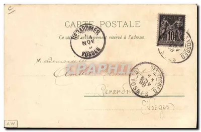 Caçadores a pé — Série N° 1026 — Editor: N.P. Editions, impressor — Verso