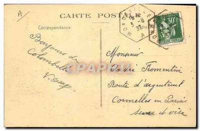 Sociedade Metalúrgica da Normandia — Os Altos-Fornos — S.M.N. — Fot. R. Dolenaire — Verso